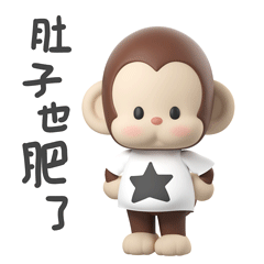 LuckyMonkey3d表情包（图ZMzMwMTM2MDU2） - IP形象 - 站酷设计师瘦鱼567原创素材 - 站酷ZCOOL