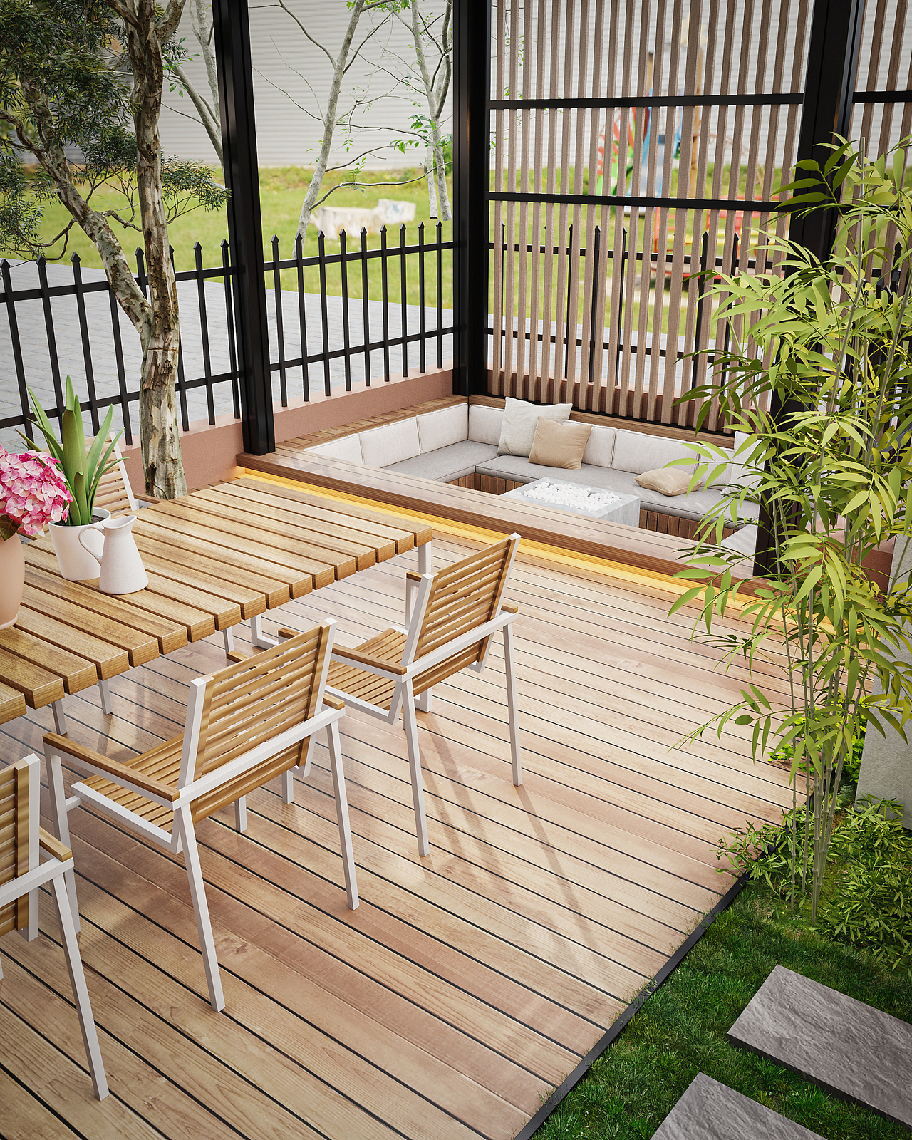 沉稳的室内活泼的院子（图ZMzEyMjU2OTIw） - 家装设计 - 站酷设计师邯郸浅灰视觉原创素材 - 站酷ZCOOL