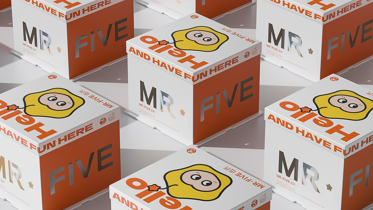 MR·FIVE伍氏面包丨C4D IP角色+蛋糕盒包装展示（图ZMzA0ODU1NTky） - 人物/生物 - 站酷设计师雅痞浩浩原创素材 - 站酷ZCOOL