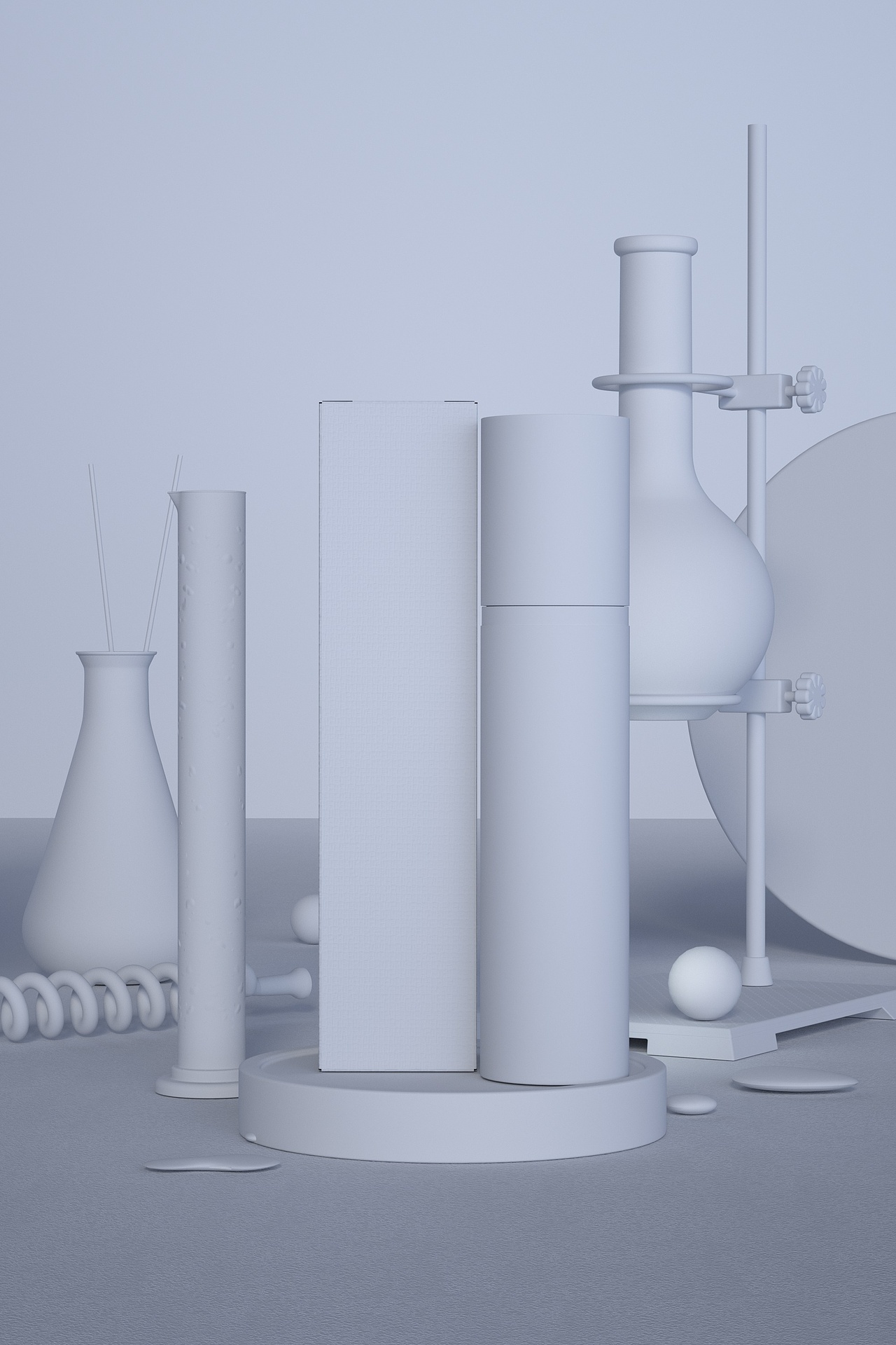 【C4D×OC】电商化妆品渲染—乳霜产品（图ZMzU1MDA3MDA4） - 产品 - 站酷设计师圣雷视觉设计原创素材 - 站酷ZCOOL