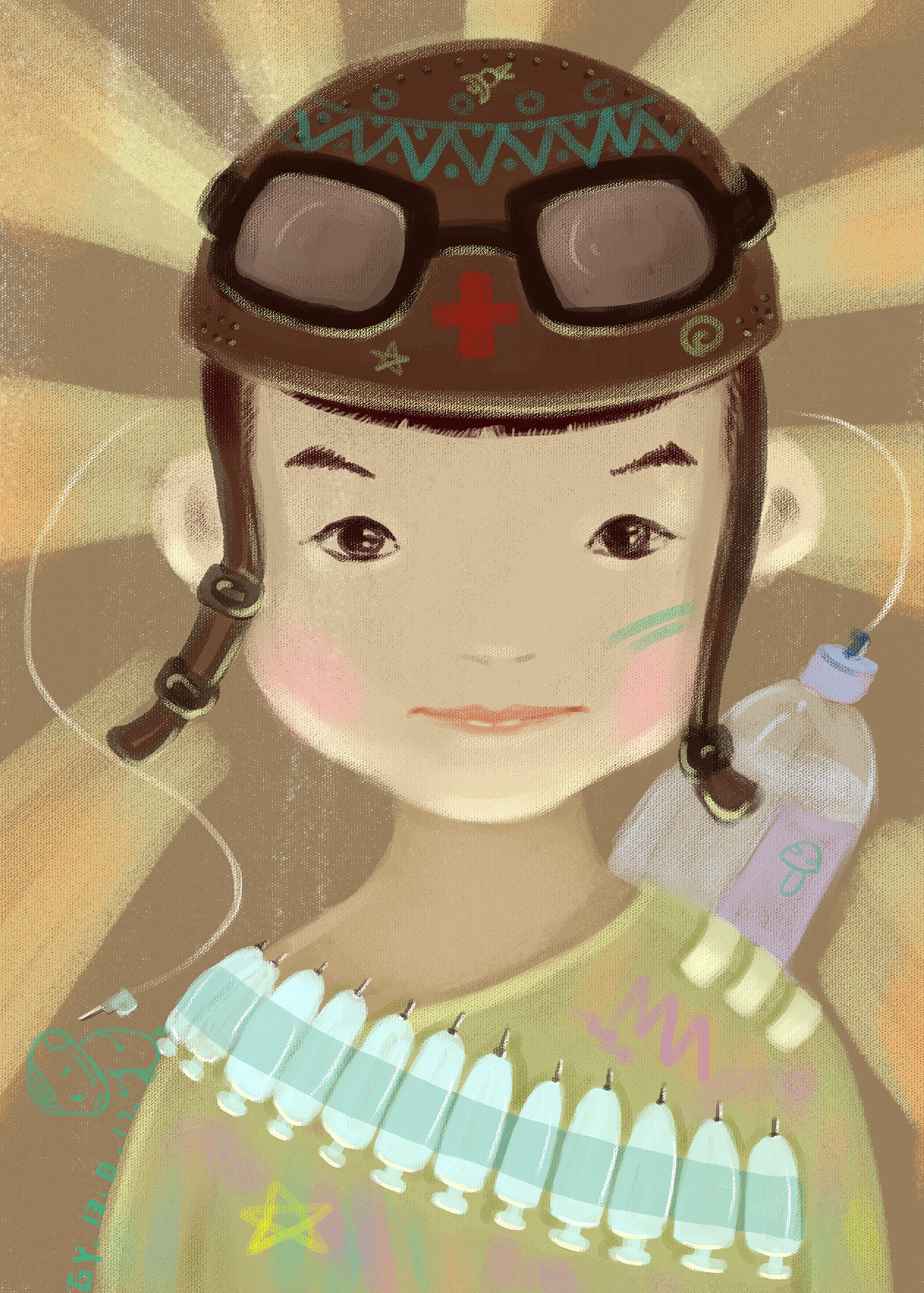 子どもたち（图ZNTU3NDAxNDg=） - 创作习作 - 站酷设计师蘑菇菌菌原创素材 - 站酷ZCOOL
