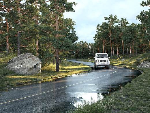 林间公路（个人主页-ZMzgwMzQ4MDg=） - 场景 - 站酷设计师小短腿宝宝原创素材 - 站酷ZCOOL