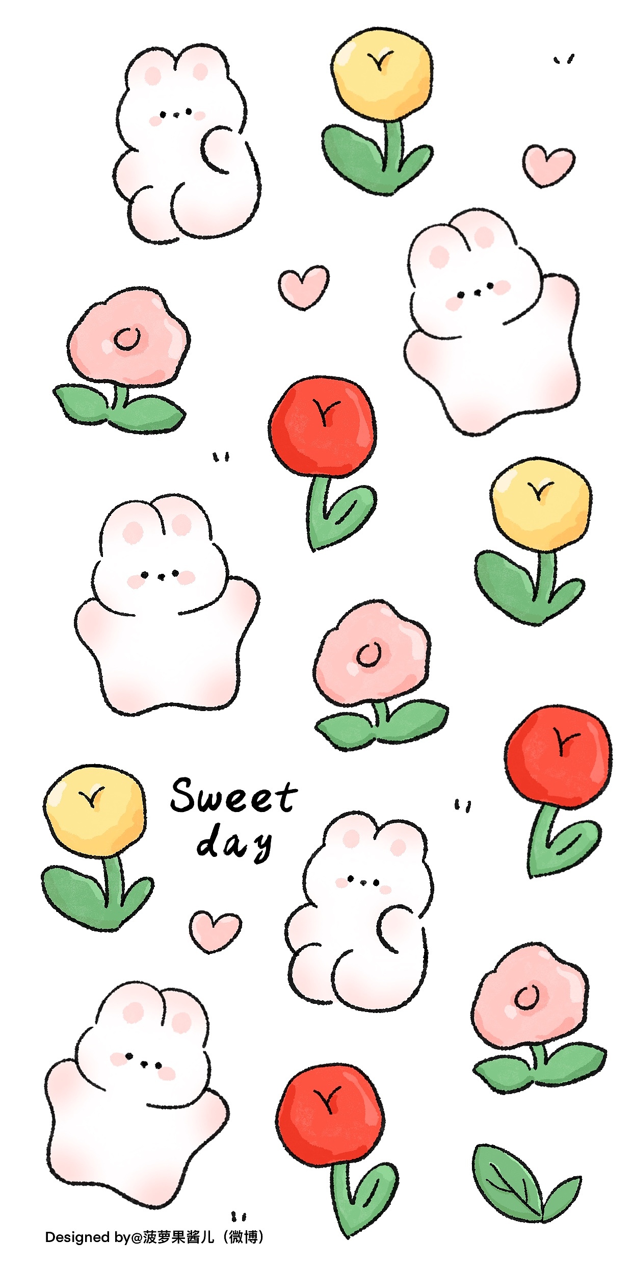 28期 治愈系软萌兔子插画