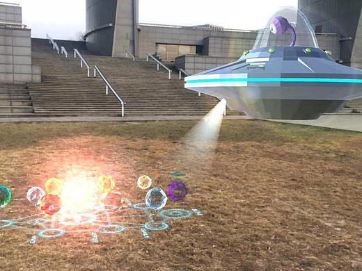 【UI】AR游戏 KAIDAN: Energy Stone 增强现实 UI设计 