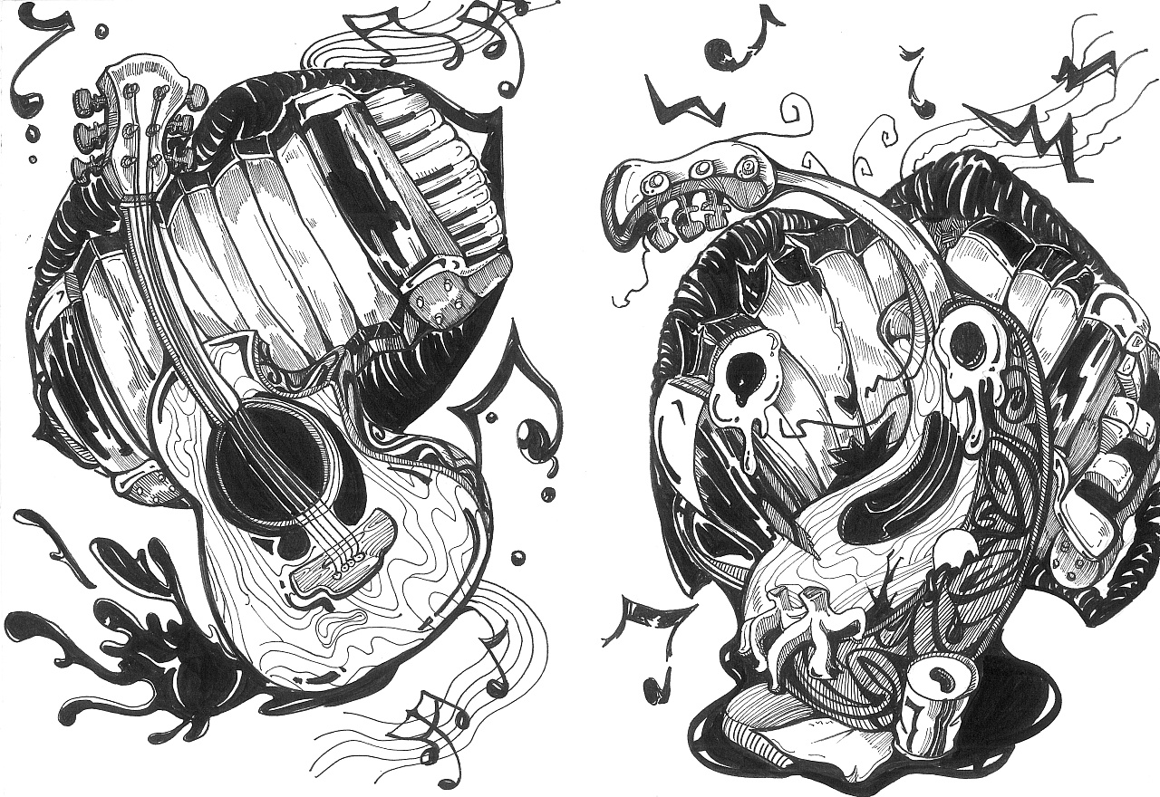 吉他和嘴的快乐与悲伤