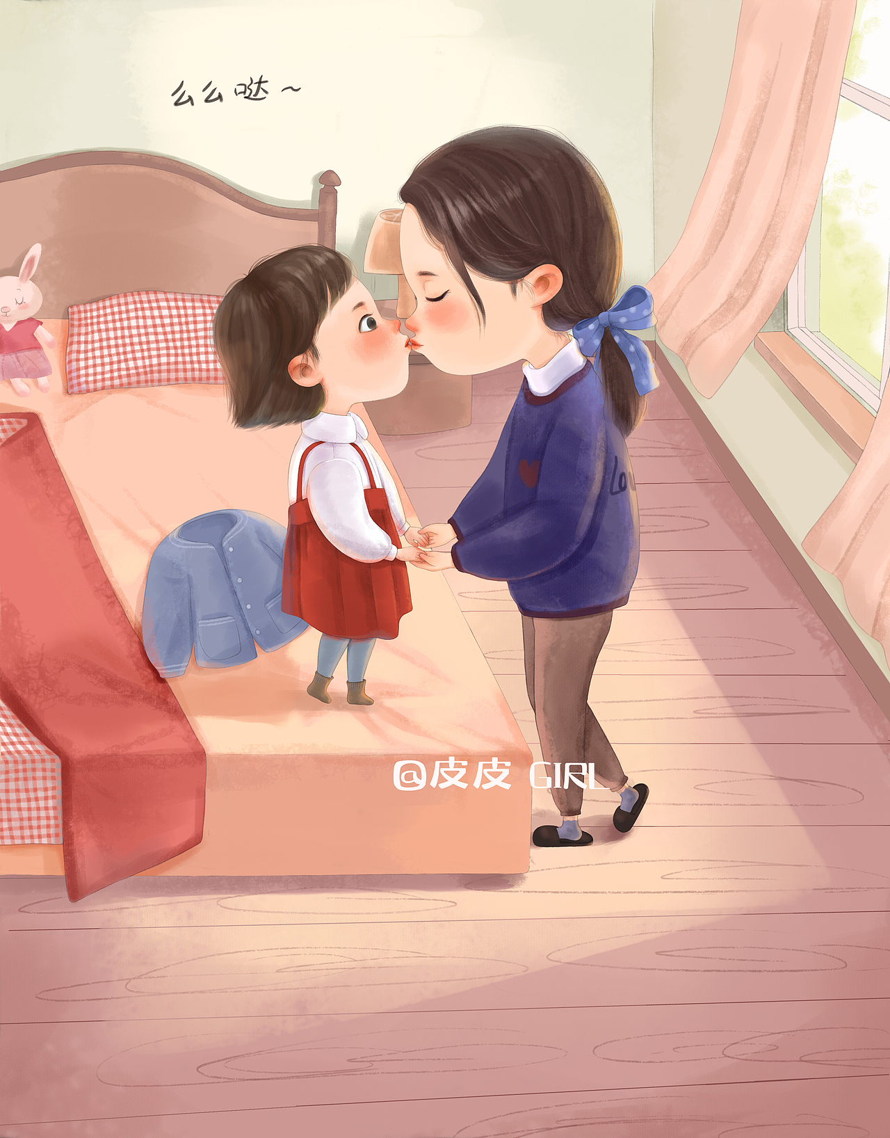 《親子時(shí)光系列》小結(jié)（圖ZMjc5NDk0NDA0） - 兒童插畫 - 站酷設(shè)計(jì)師皮皮girl原創(chuàng)素材 - 站酷ZCOOL