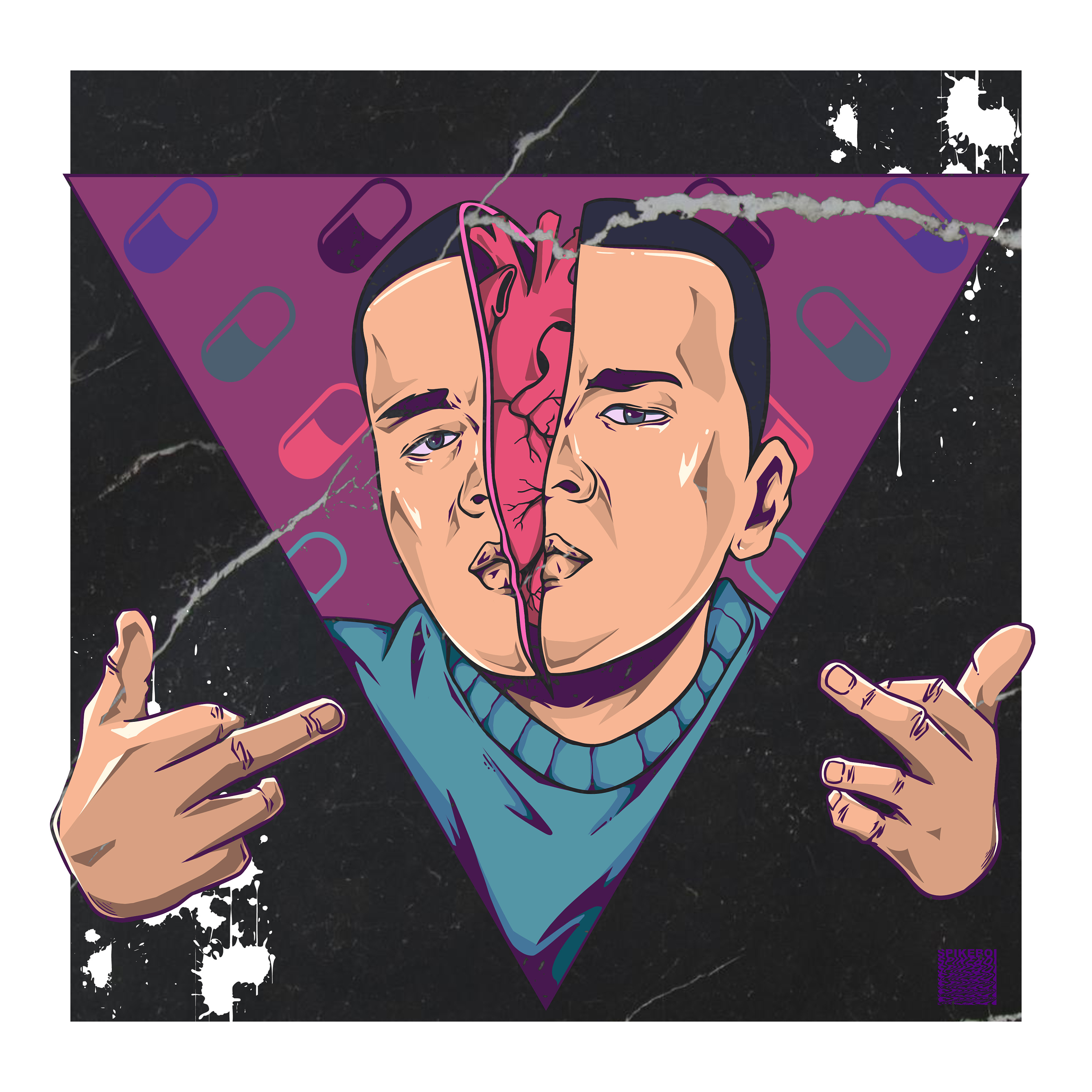 coverart|插画|创作习作|spikeboi - 原创作品 - 站酷 (zcool)