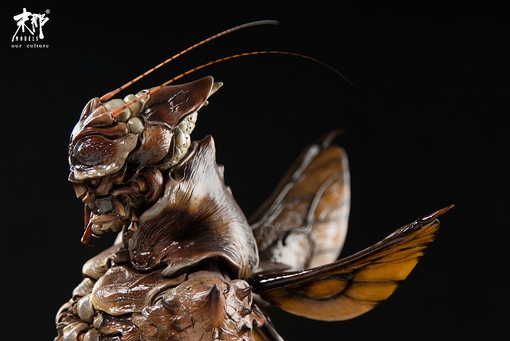 末那原创手办丨insect hunter第一弹《螽》铁蝈蝈配色版