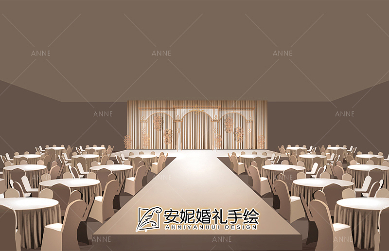 明 | 安妮婚礼手绘（图ZMTU2NTQ0OTY0） - 舞台美术 - 站酷设计师安妮婚礼手绘原创素材 - 站酷ZCOOL