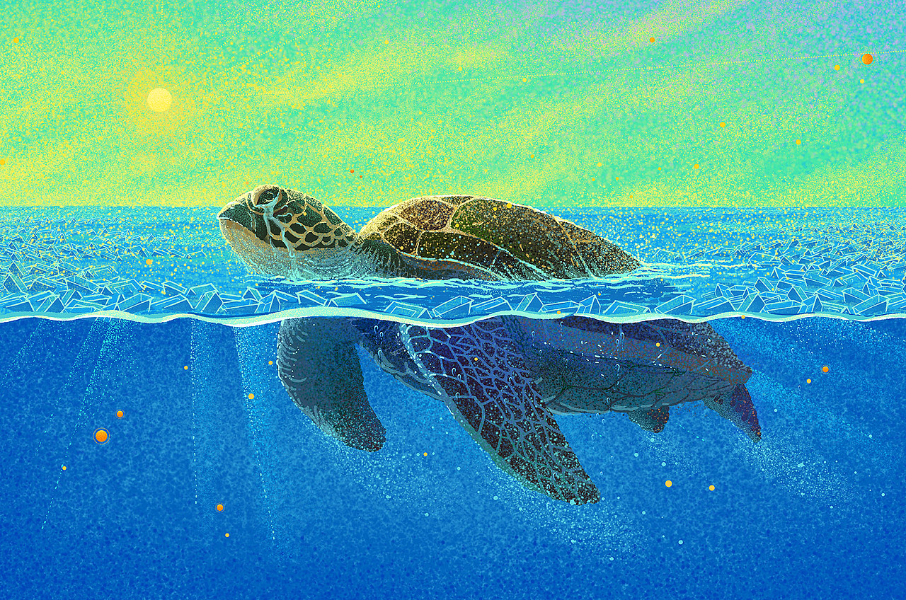 站酷 x UR中国 x 晓文lin #UR线上海洋艺术展#