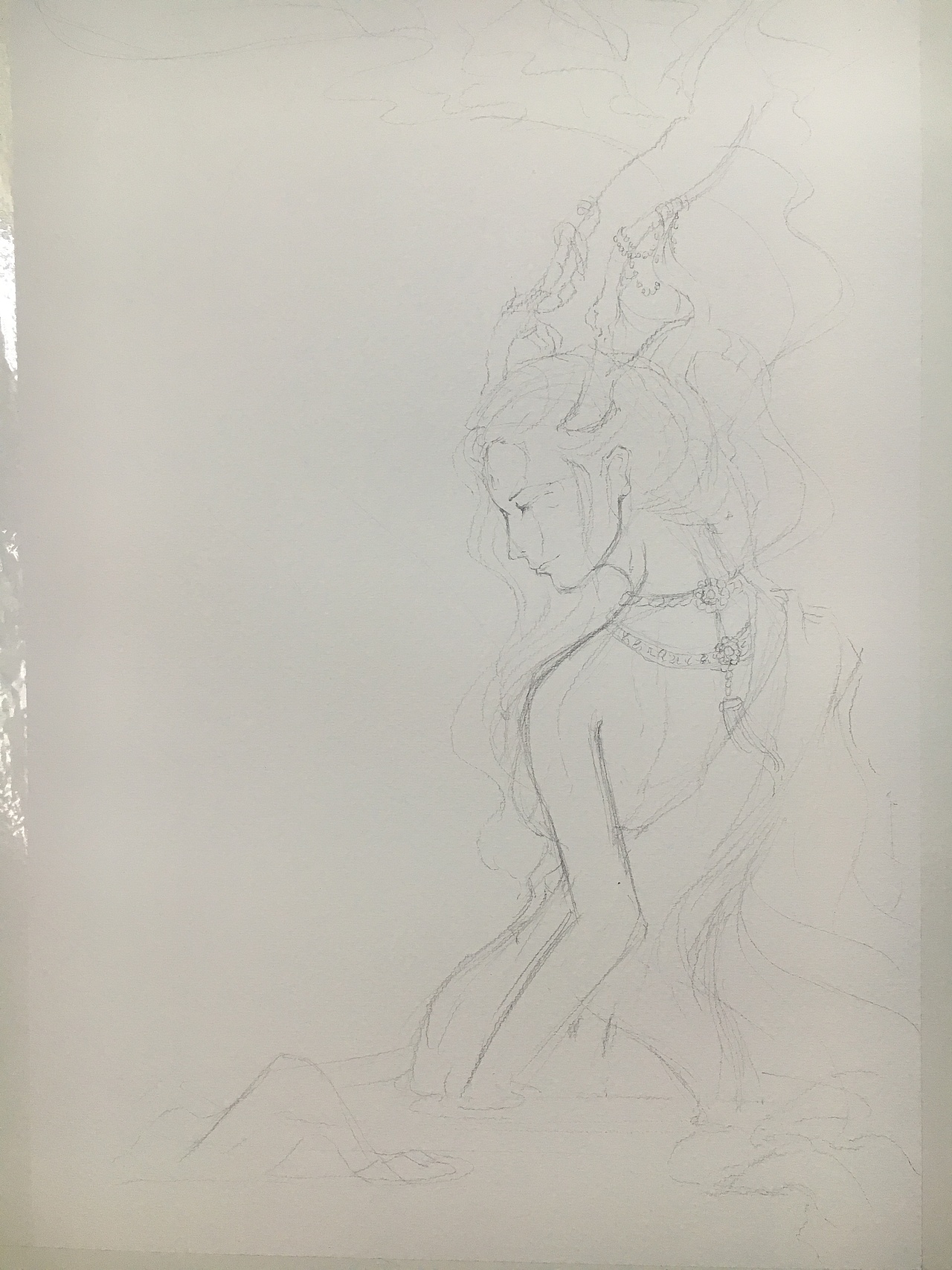 山海经 常羲浴月（图ZODQ4MDg4MTY=） - 创作习作 - 站酷设计师李江东JUNCIK原创素材 - 站酷ZCOOL