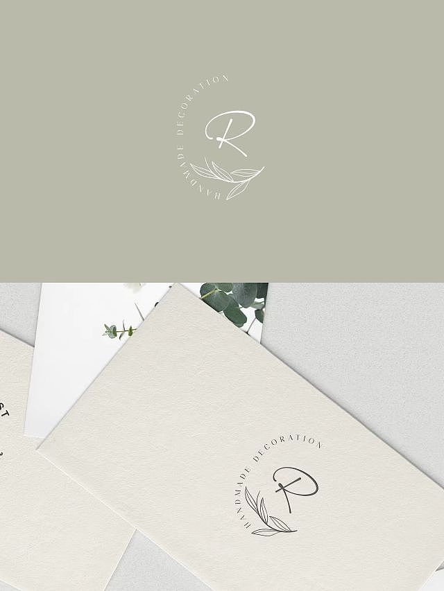 花店logo设计合集 ins风文艺小清新logo设计（图ZMzUyODgwOTgw） - Logo - 站酷设计师五彩斑斓的黑妞原创素材 - 站酷ZCOOL