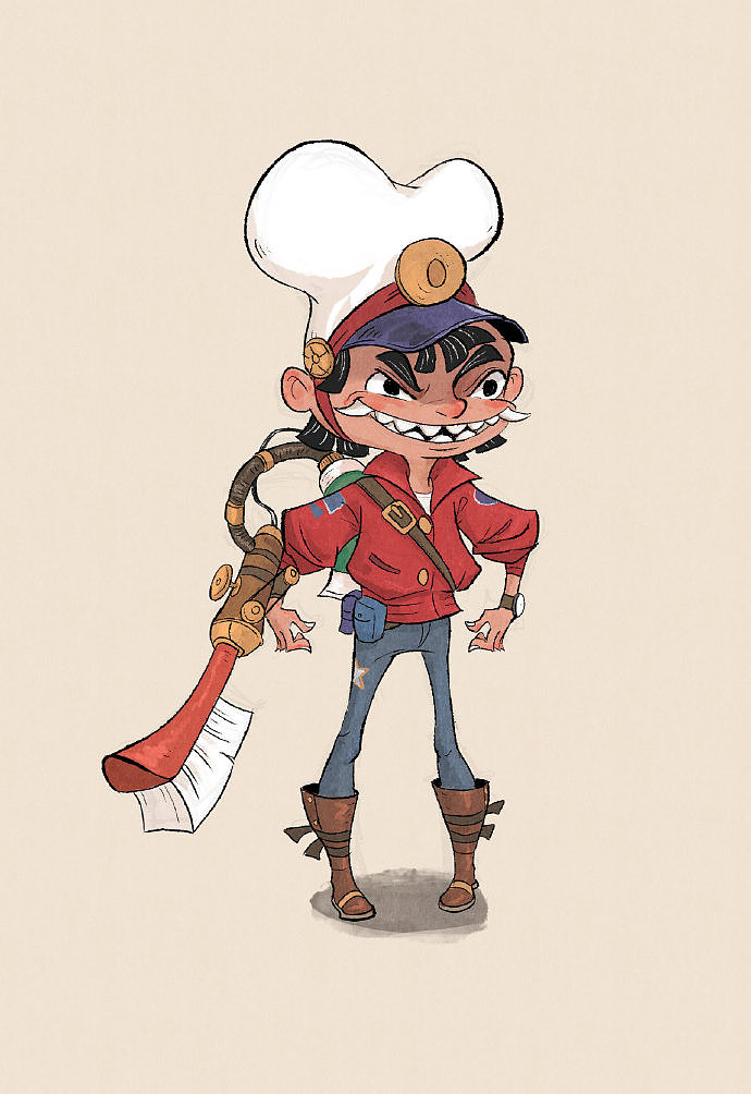 动画角色设计稿(4p)