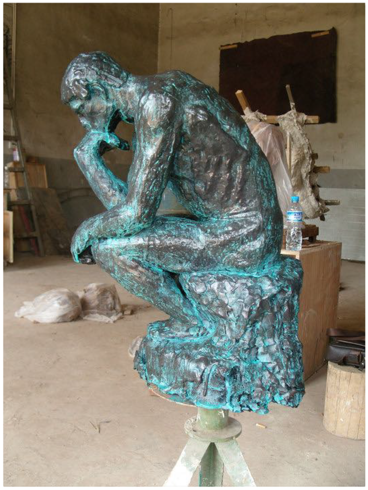 雕塑临摹-《思想者》