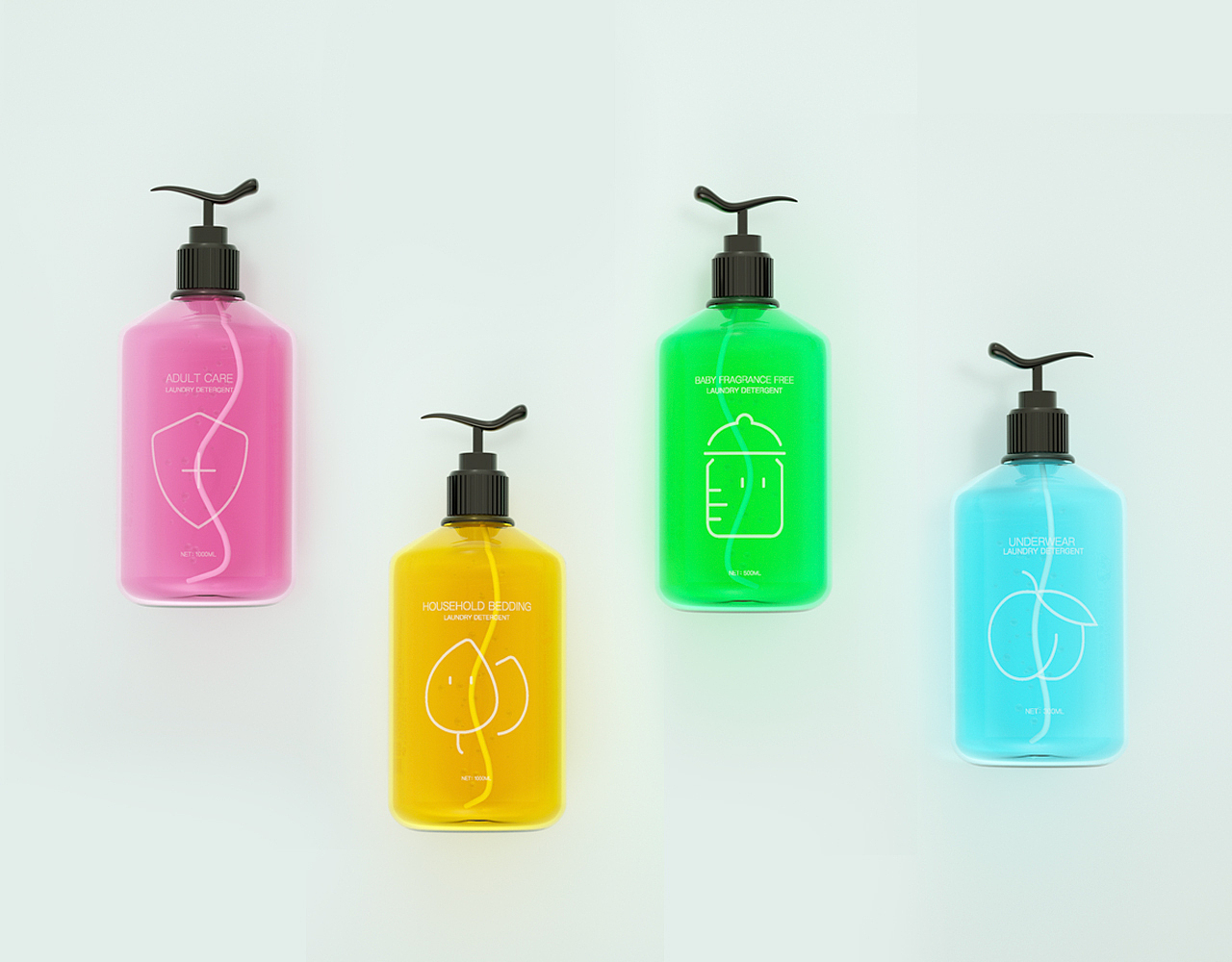 洗衣液包装设计