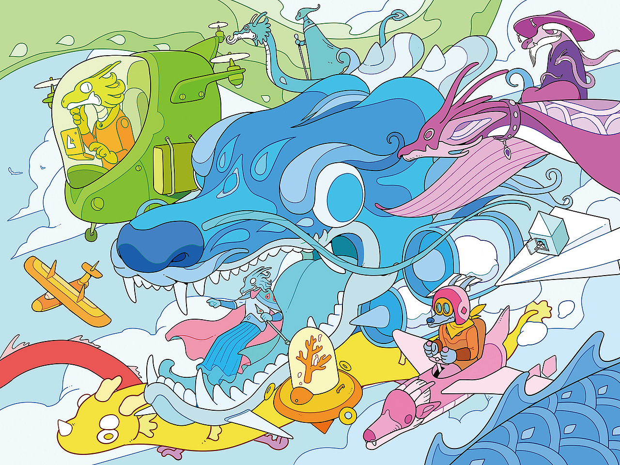 站酷 x 比亚迪 #王者之势 龙腾虎跃# 《风虎云龙》