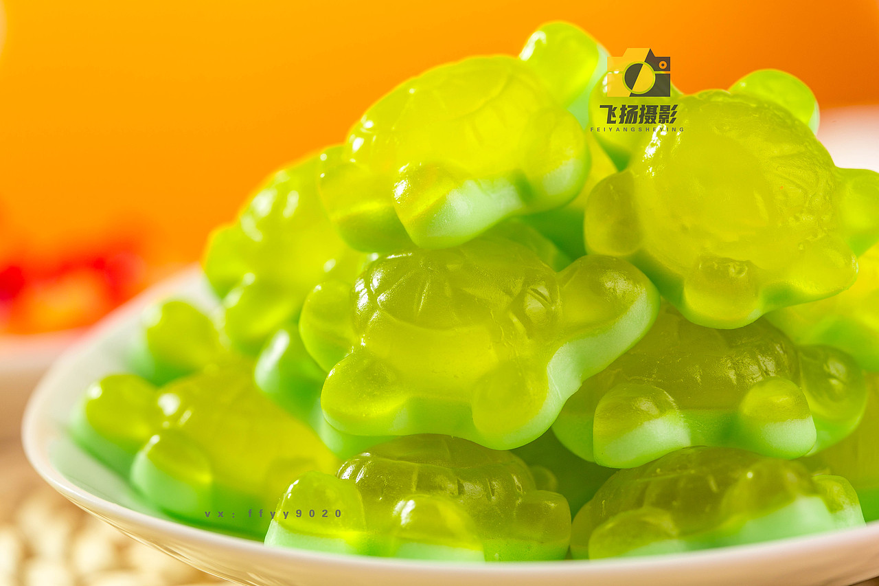 糖果软糖零食灯箱淘宝天猫拼多多电商静物图片平面摄影