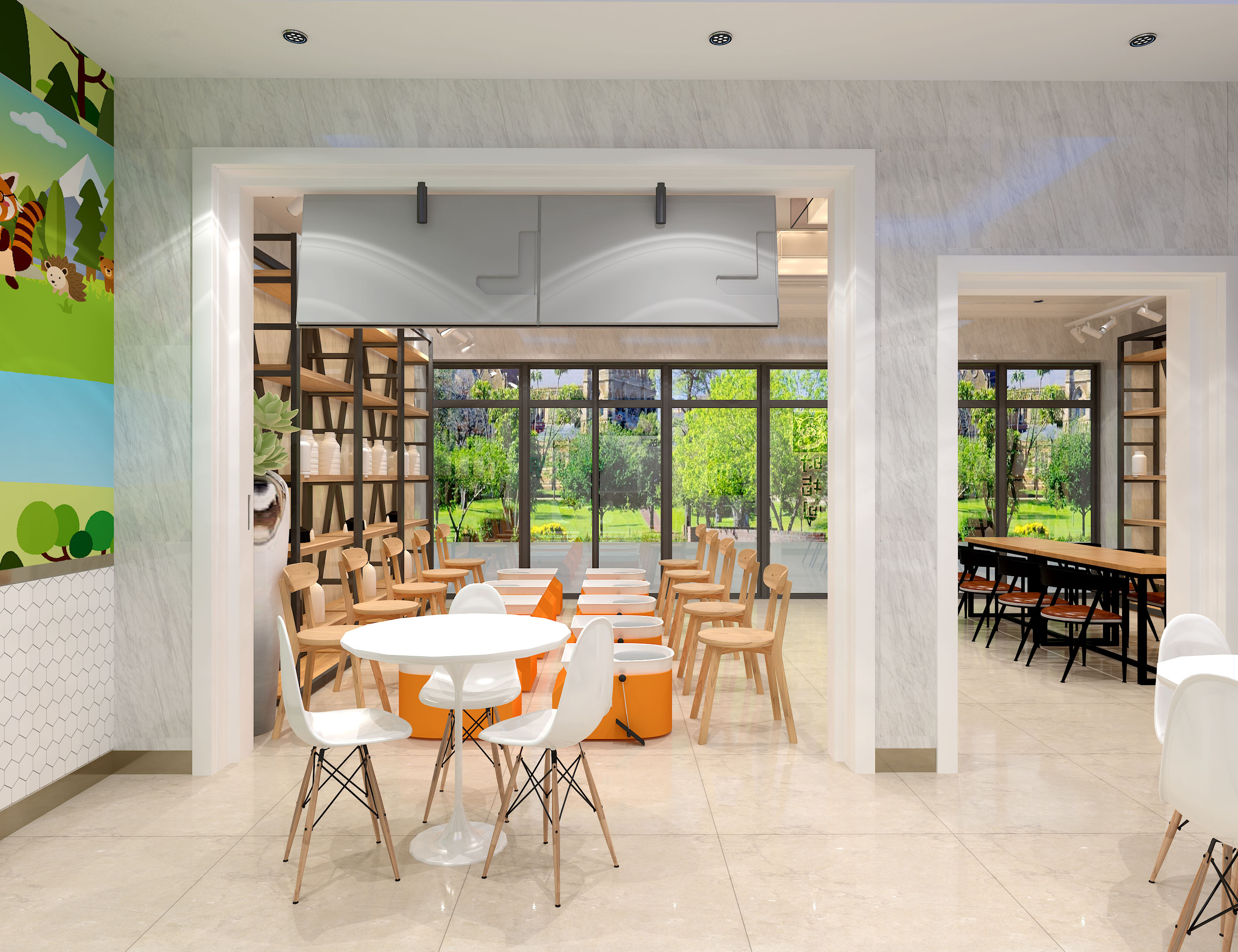 时指间陶艺店面装修效果图展示