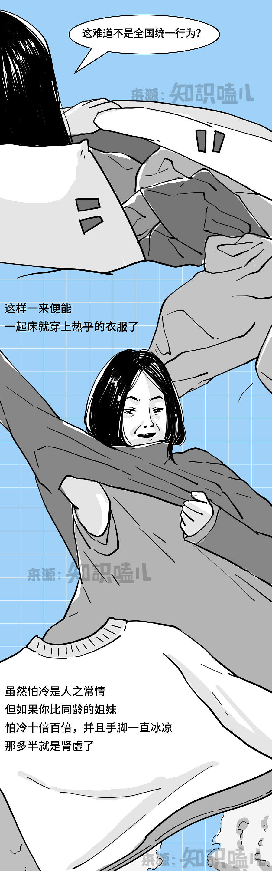 为何男生肾虚只有那里不行，女生肾虚却哪哪不行？（图ZMjkxOTc5NzQw） - 中/长篇漫画 - 站酷设计师知识嗑儿原创素材 - 站酷ZCOOL