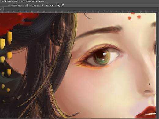 一张没有画完的画