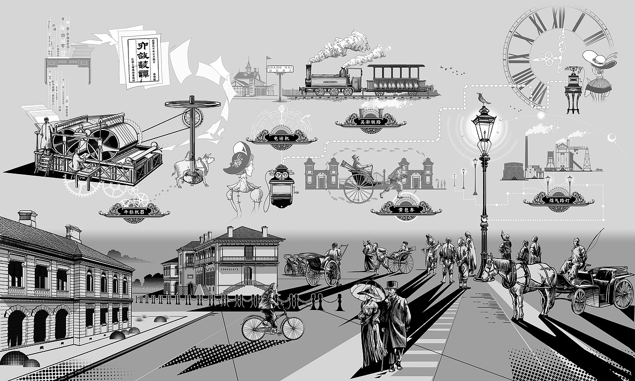 商业插画宅的每一天宅的每一天宅的每一天宅的每一天科普馆 博物馆