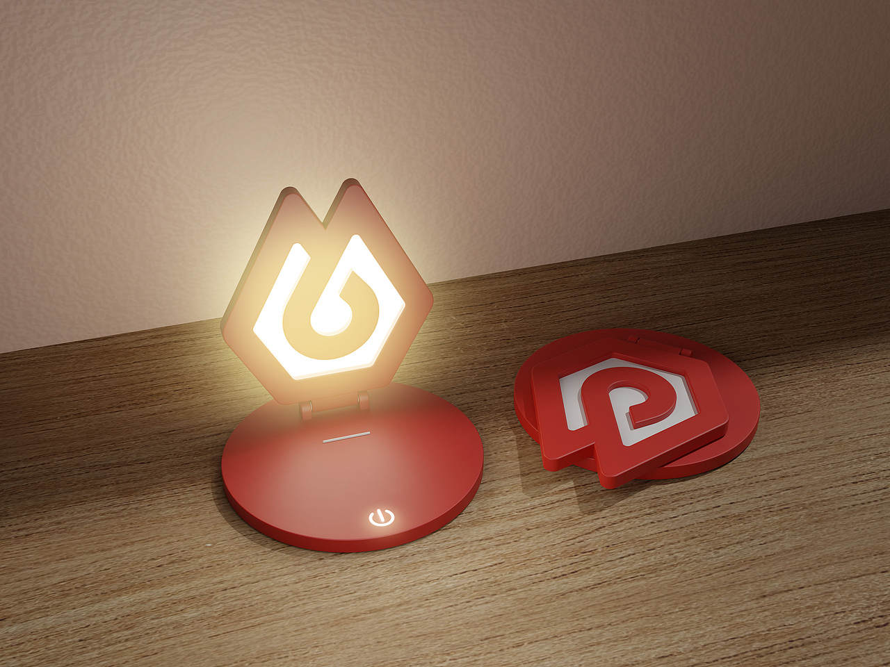 「即时造生活」折叠手机支架灯