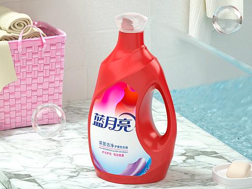 洗衣液建模渲染