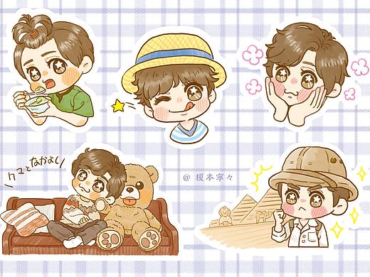 插画 自产小物料（个人主页-ZNDA3NjIxMjQ=） - 新锐潮流插画 - 站酷设计师榎本寧寧原创素材 - 站酷ZCOOL