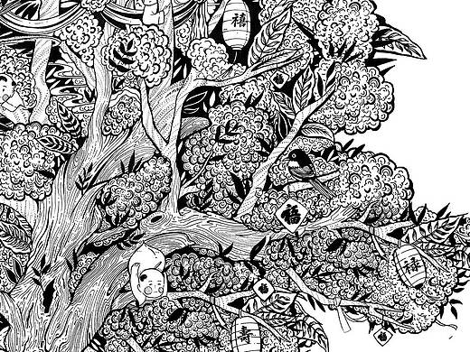 旅游项目插画