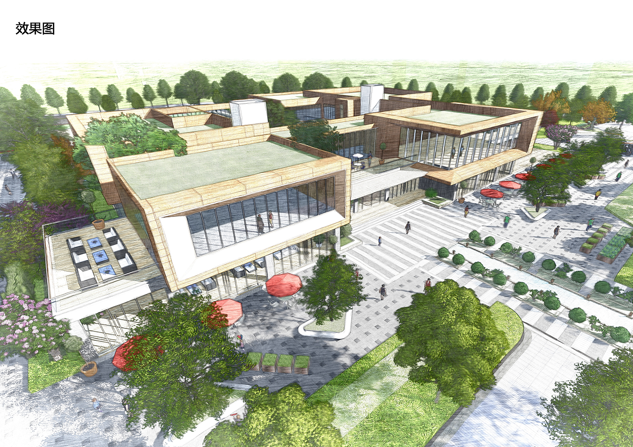 社区活动中心 — — — 个人作品备份（图ZMTY5MzY5Nzg0） - 建筑/空间 - 站酷设计师止损原创素材 - 站酷ZCOOL