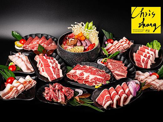 长沙烤肉美食图片摄影，烧烤，日式烤肉，韩式烤肉