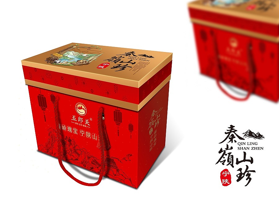 箱盒汇 | 主创：“五郎关礼盒”包装设计（图ZMTg5MDI0NTcy） - 包装 - 站酷设计师箱盒汇_包装设计原创素材 - 站酷ZCOOL