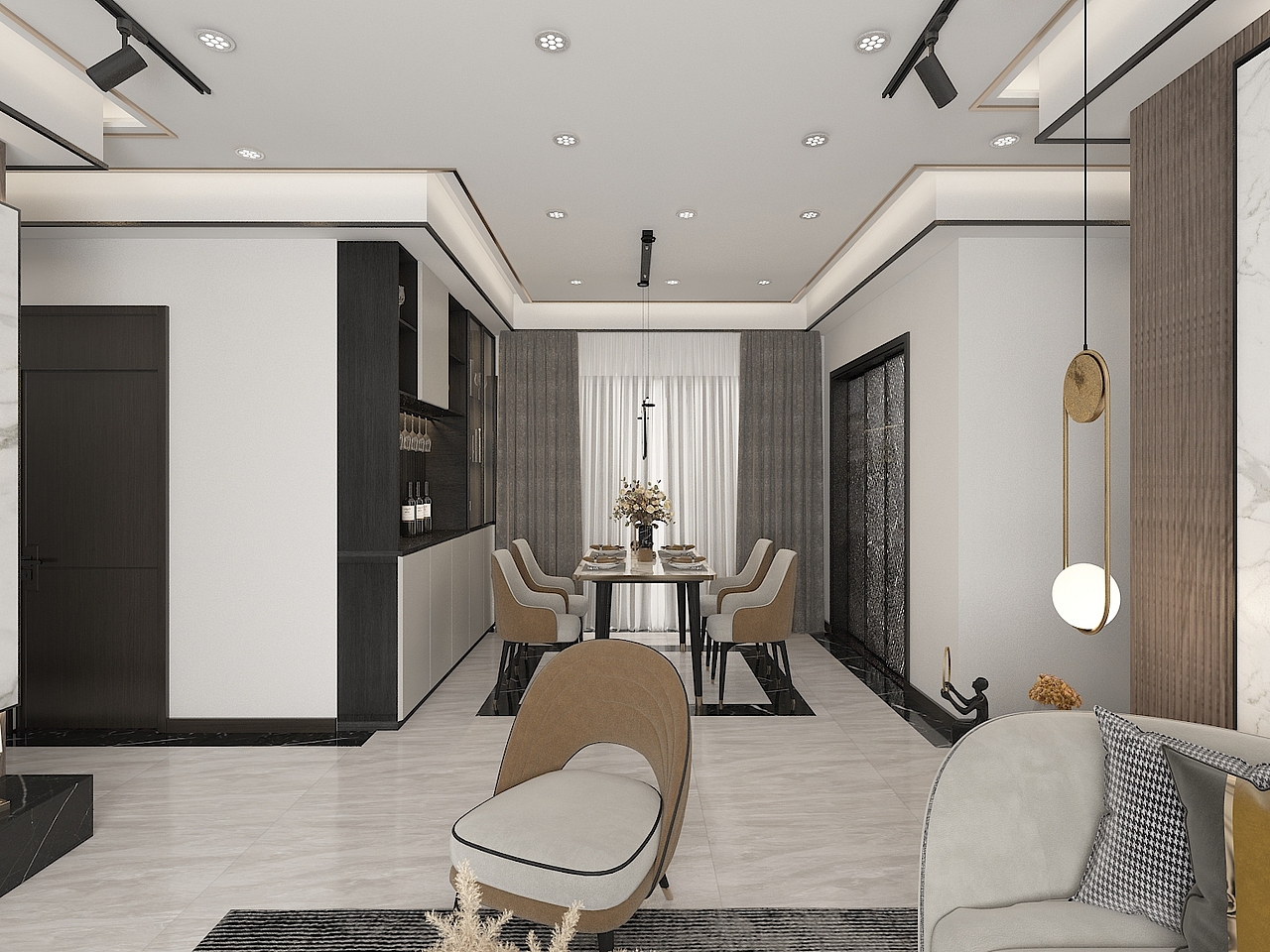 室內(nèi)設(shè)計(jì) 輕奢風(fēng)格（圖ZMjM0MjMyNDg4） - 家裝設(shè)計(jì) - 站酷設(shè)計(jì)師Moon設(shè)計(jì)工作室原創(chuàng)素材 - 站酷ZCOOL