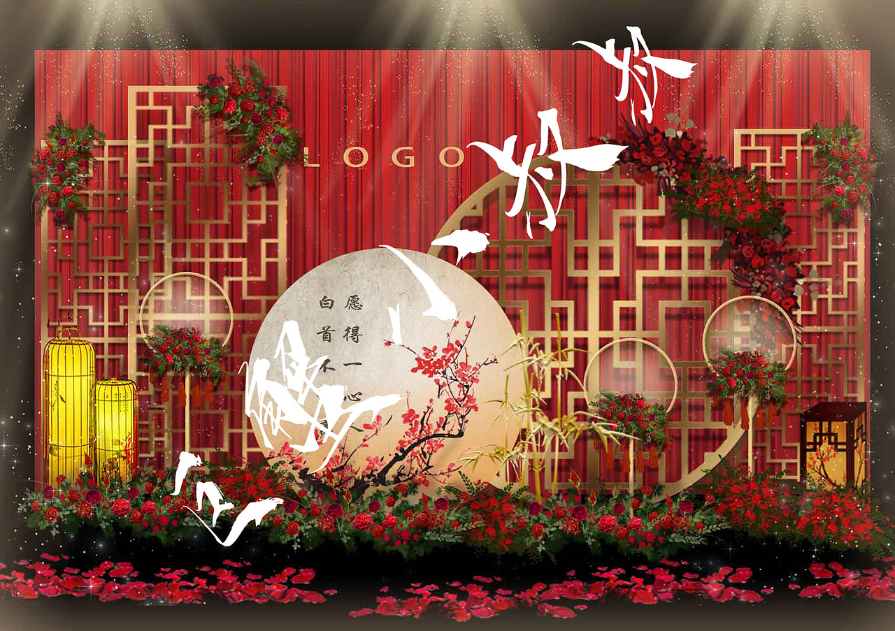 新中式婚礼（图ZMjExNTY1NDQ0） - 其他空间 - 站酷设计师巨蟹小叔叔原创素材 - 站酷ZCOOL