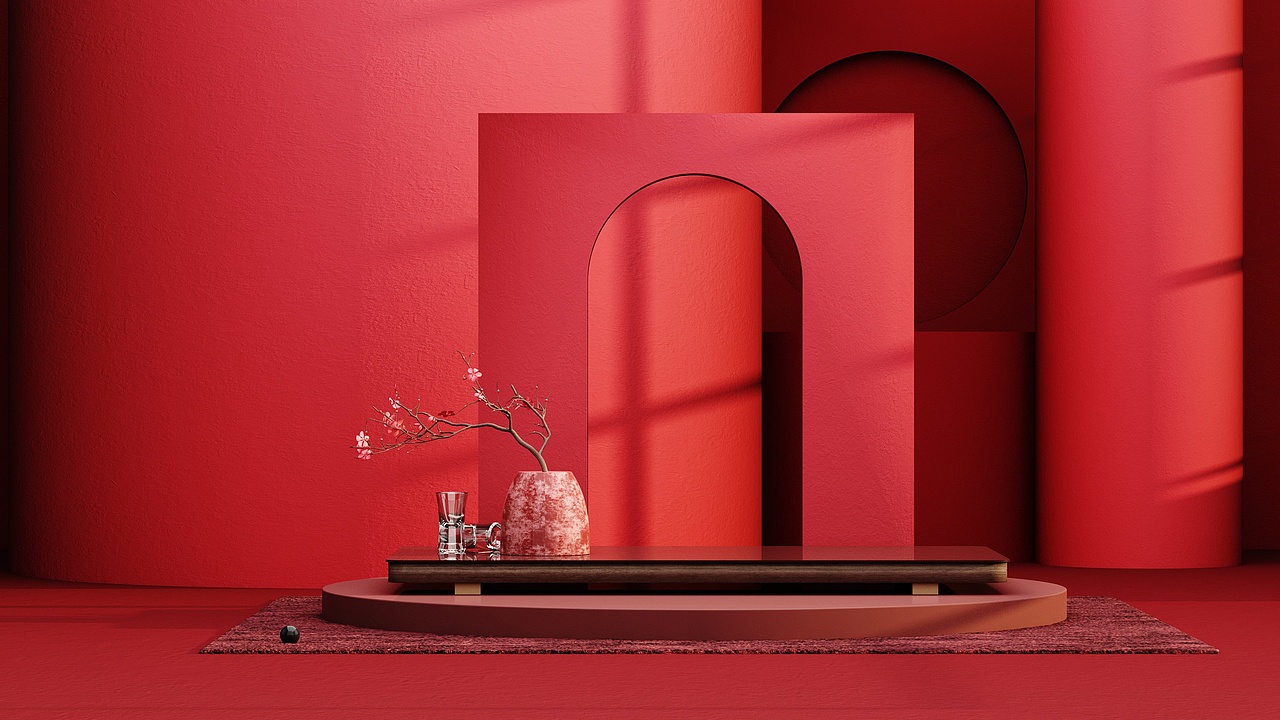 3dmax场景建模渲染