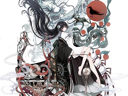 ——辛追墓t型帛画拟人
