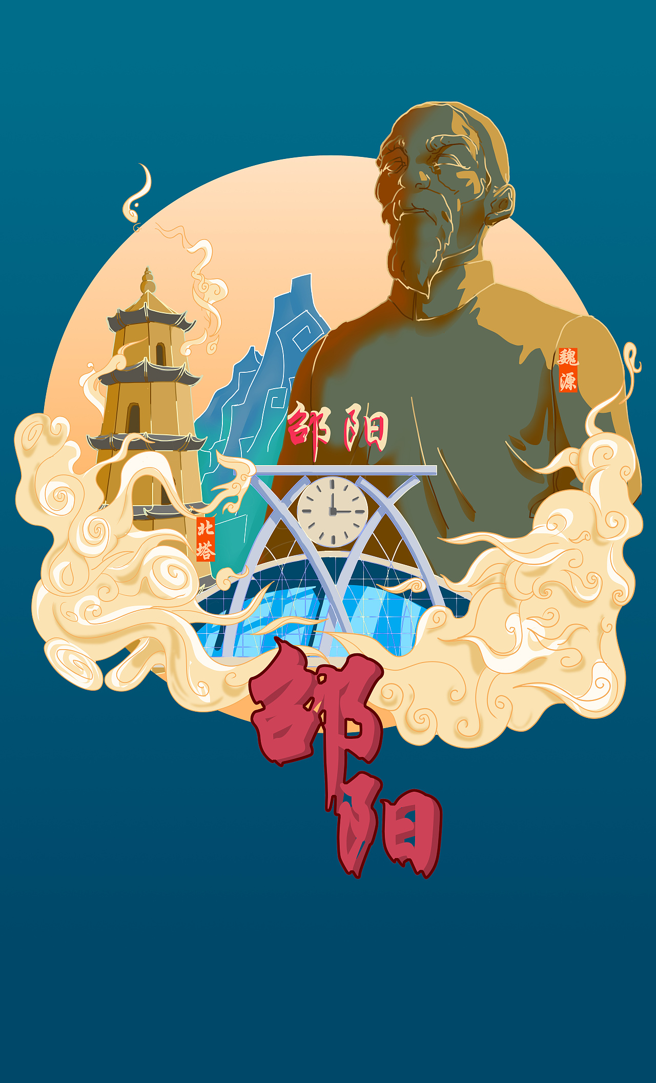 家乡地标练习下