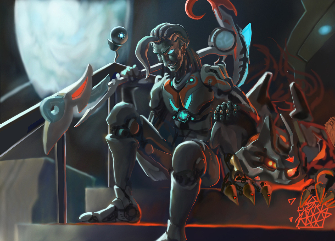 源代码 · 凯隐&雷克塞|插画|游戏原画|某三_原创作品-站酷zcool