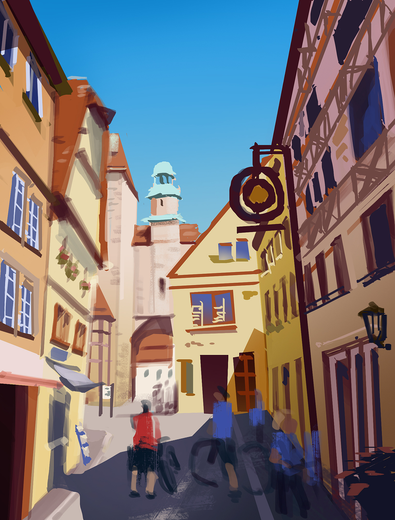 色彩速涂练习（图ZMTM0NTUyMzU2） - 创作习作 - 站酷设计师Ishara13th原创素材 - 站酷ZCOOL