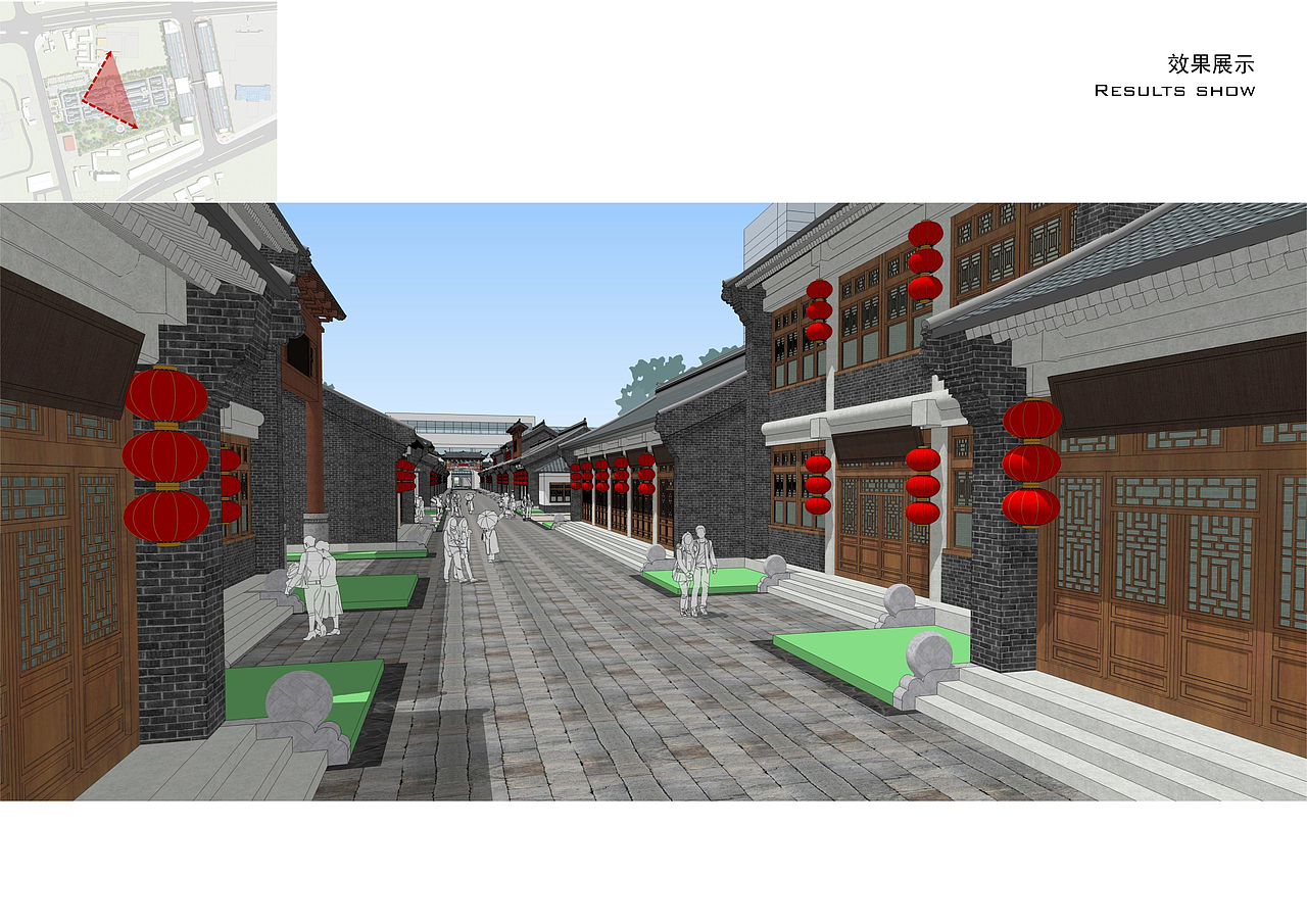 蒲城县云麾路商业步行街规划设计