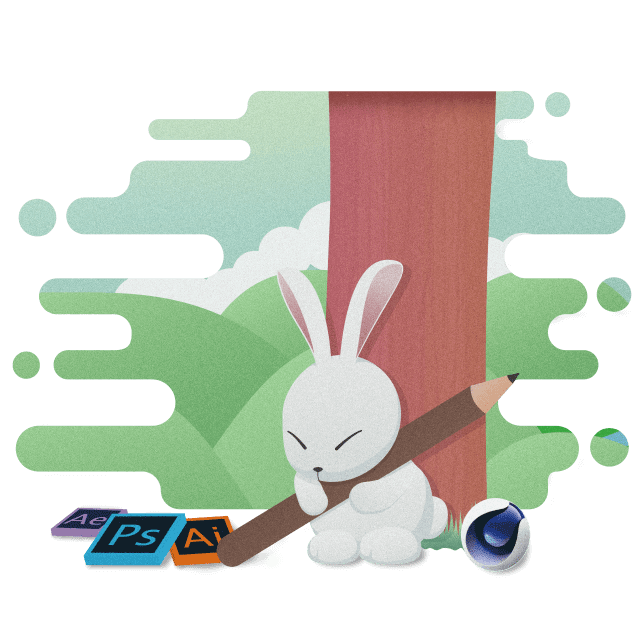 焦虑感【兔】（图ZOTA5MjEzODg=） - 艺术插画 - 站酷设计师关耳GuanR原创素材 - 站酷ZCOOL