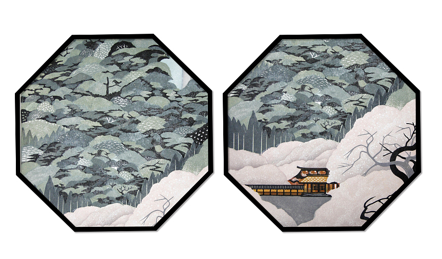 八角边装饰画（图ZMTA5MzM5NjQw） - 工艺品设计 - 站酷设计师集恒工艺实物画原创素材 - 站酷ZCOOL
