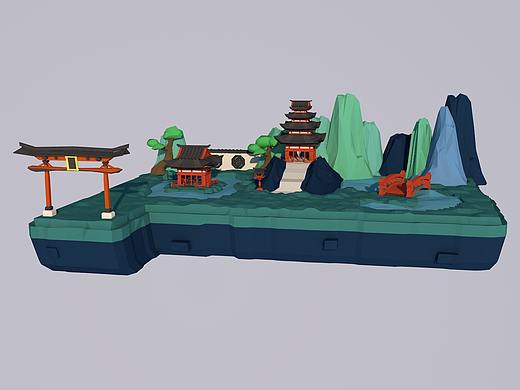 Lowpoly低多边形作品