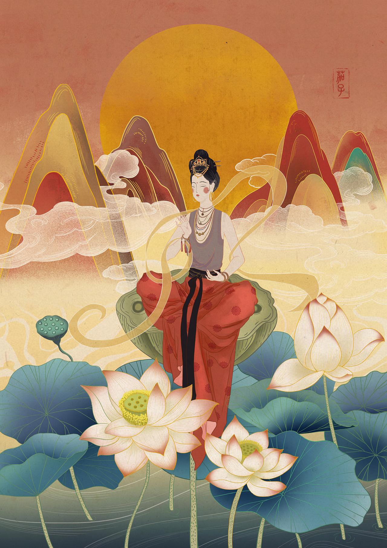 新国风原创插画