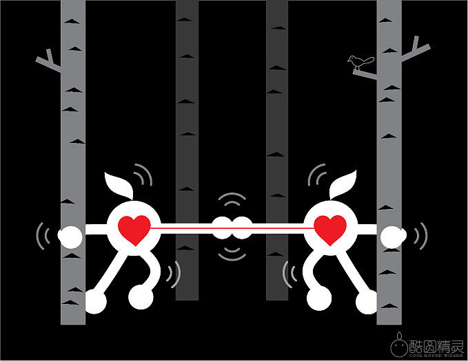 【酷圆精灵- 创意表达】之【和你在一起 / 手拉手心连心】（图ZNTg2MzAxMg==） - 品牌 - 站酷设计师空古蓝原创素材 - 站酷ZCOOL