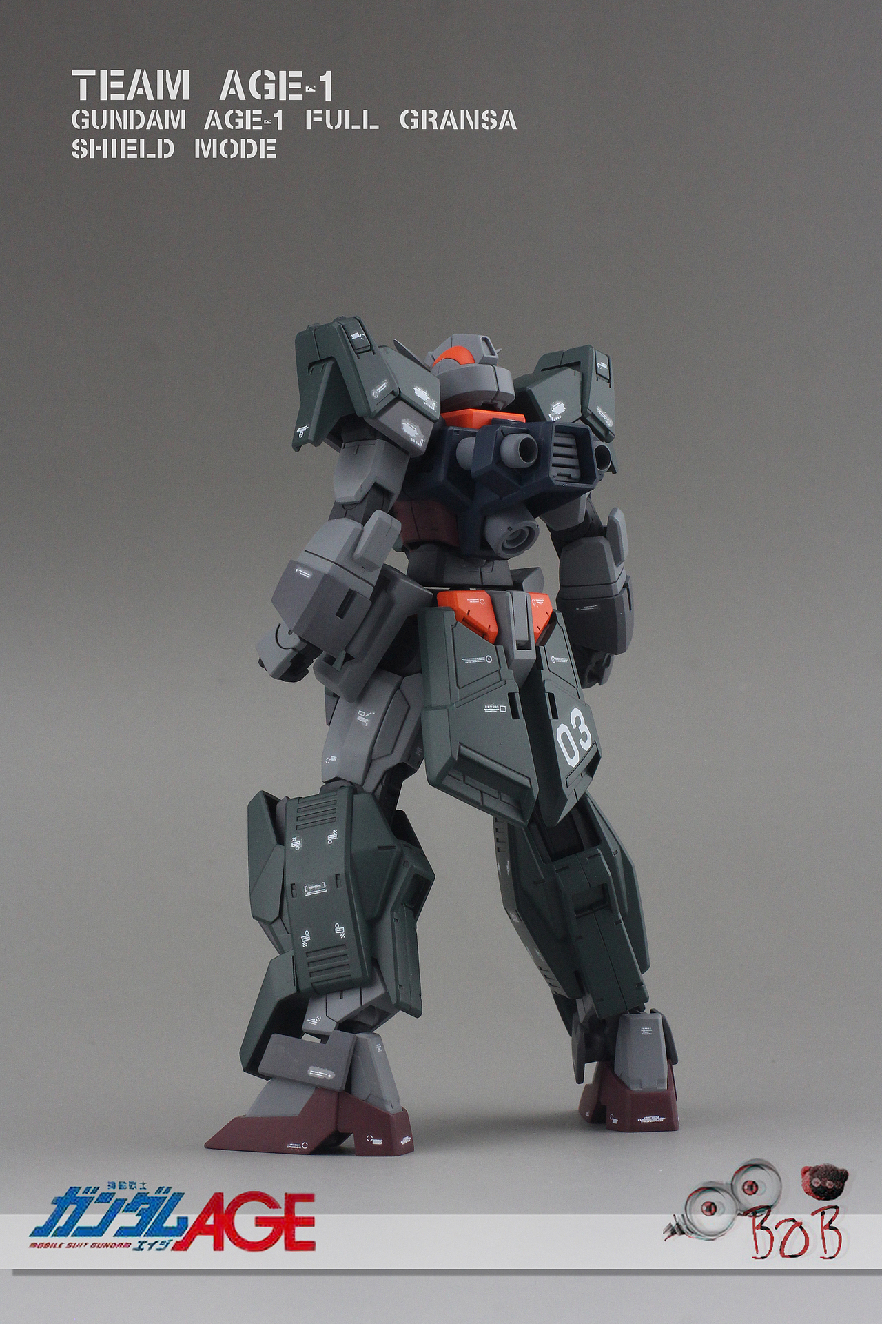 HG GUNDAM AGE-1 FULL GRANSA SHIELD MODE（圖ZMTI0MzA1MzIw） - 手辦/模玩 - 站酷設(shè)計(jì)師BOB_Hobby原創(chuàng)素材 - 站酷ZCOOL