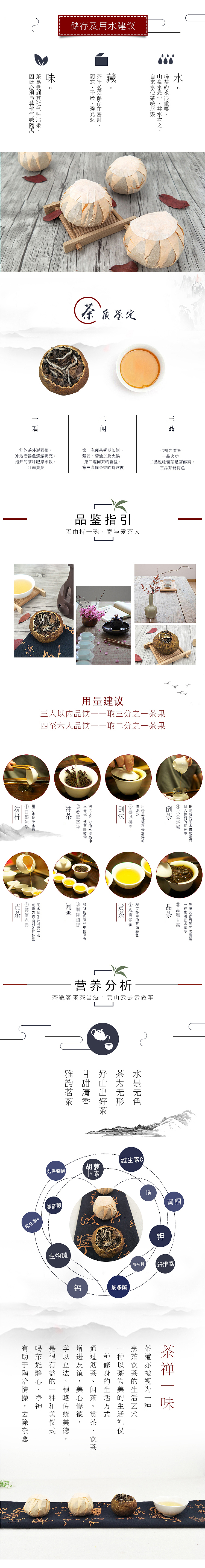 排版——茶类电商详情页（图ZODMyMDY5NDg=） - 信息图表 - 站酷设计师小金blingbling原创素材 - 站酷ZCOOL