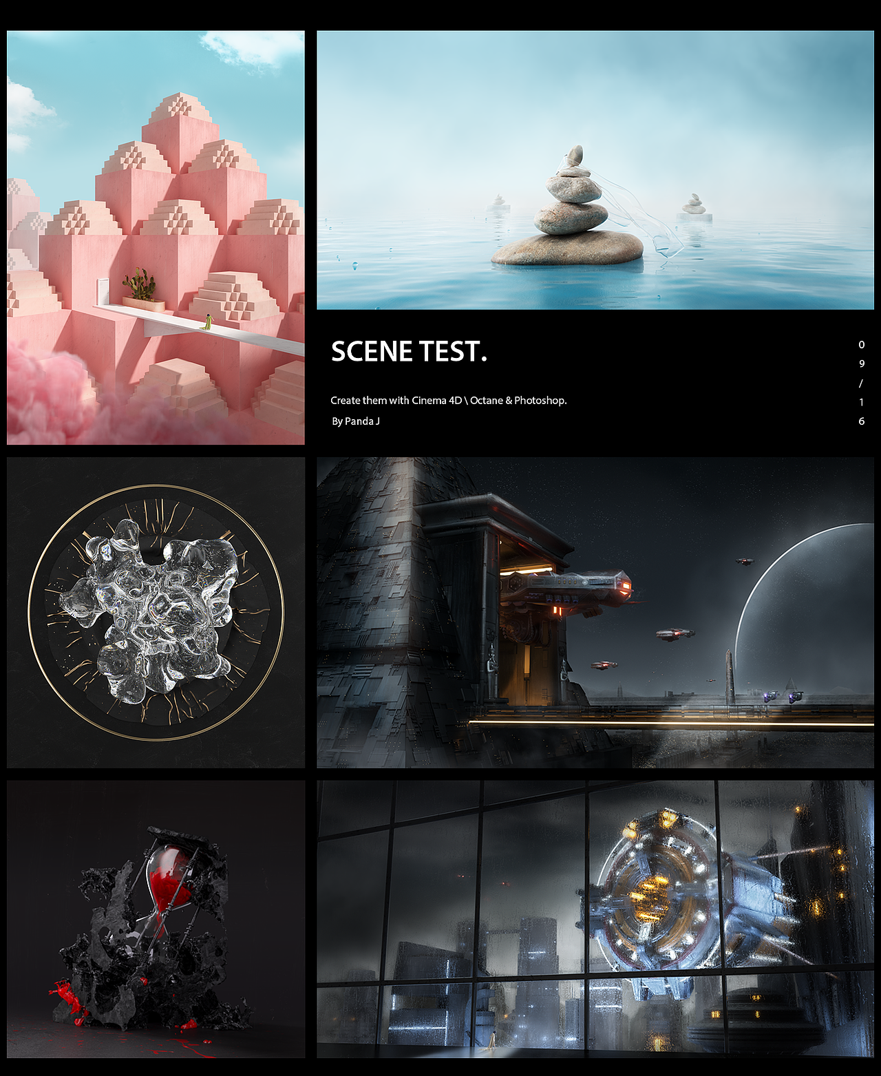 Scene test 一些场景练习（图ZMTc2NjQ5MjAw） - 场景 - 站酷设计师潘哒J原创素材 - 站酷ZCOOL