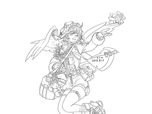 線稿練習(xí)（個人主頁-ZMzAzNTM0NzY=） - 藝術(shù)插畫 - 站酷設(shè)計師尋九州原創(chuàng)素材 - 站酷ZCOOL