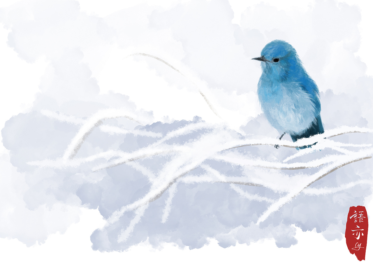 飞鸟|插画|创作习作|语亦_cy - 原创作品 - 站酷 (zcool)